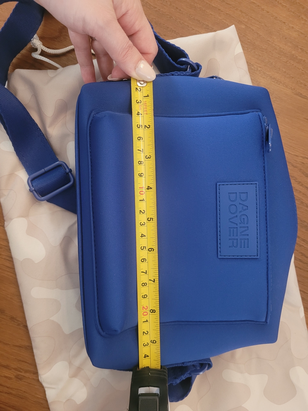 Dagne Dover Royal Blue Neoprene Crossbody - Picture 10 of 14